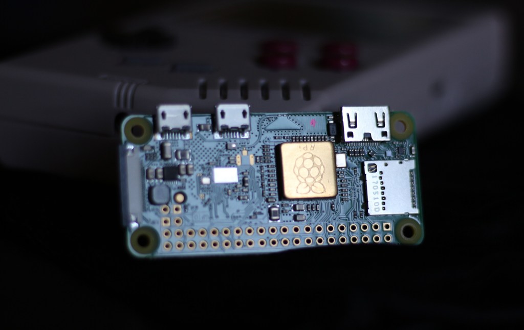 Raspberry Pi Zero with heatsink